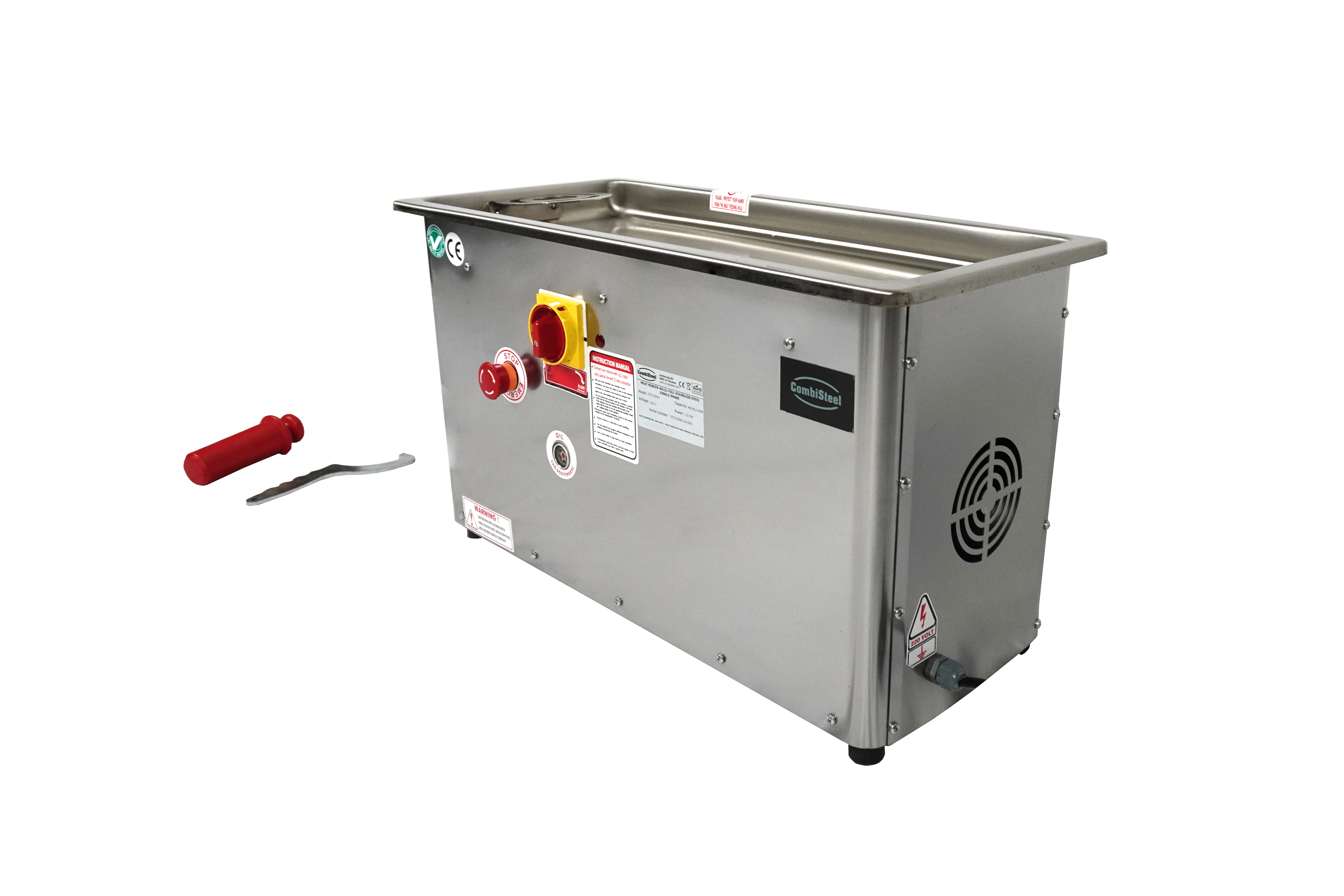 HACHOIR 22 - 450KG/H 400V - AVEC TÊTE FIXE COMBISTEEL 7073.0065