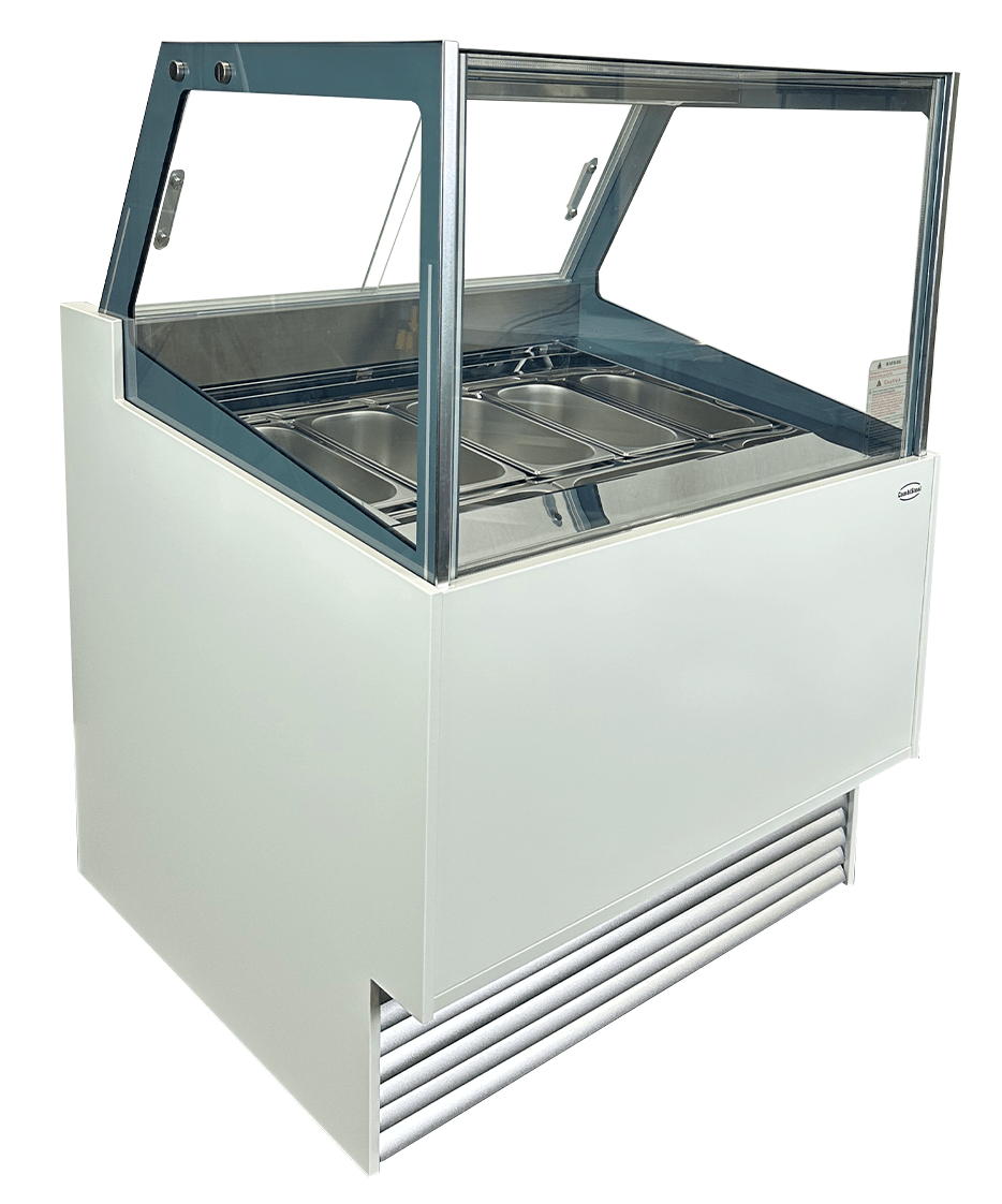 VITRINE À CREME GLACÉE KOMODO 6X5L COMBISTEEL 7487.0250
