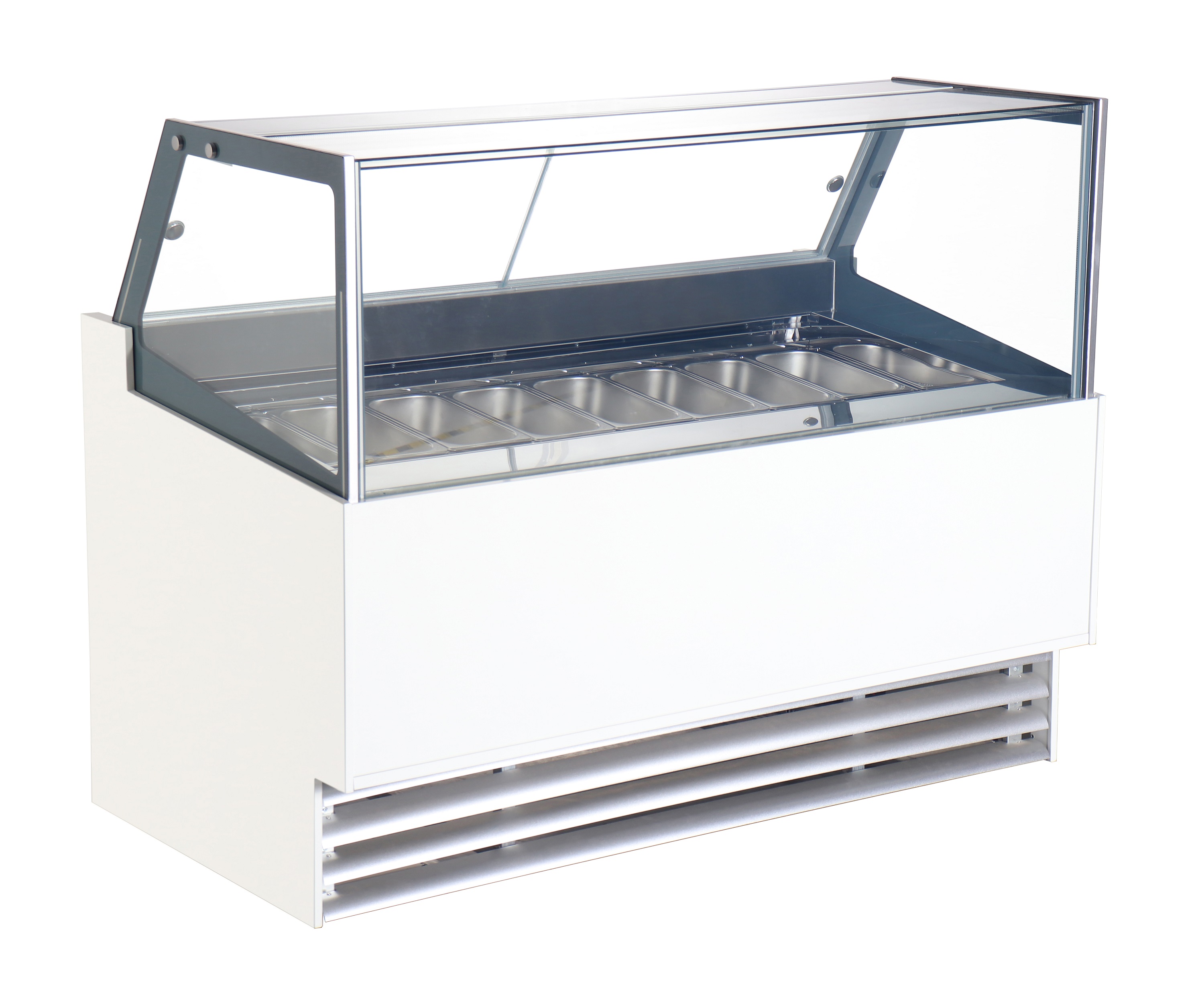 VITRINE À CREME GLACÉE BORNEO 12X5L COMBISTEEL 7487.0260