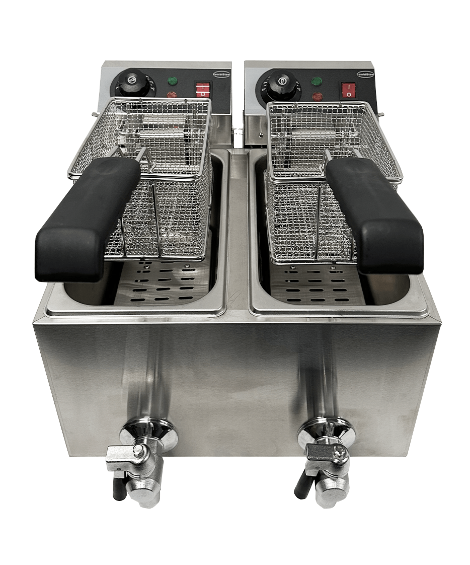 FRITEUSE POSABLE ÉLECTRIQUE 2X4 L COMBISTEEL 7455.1002