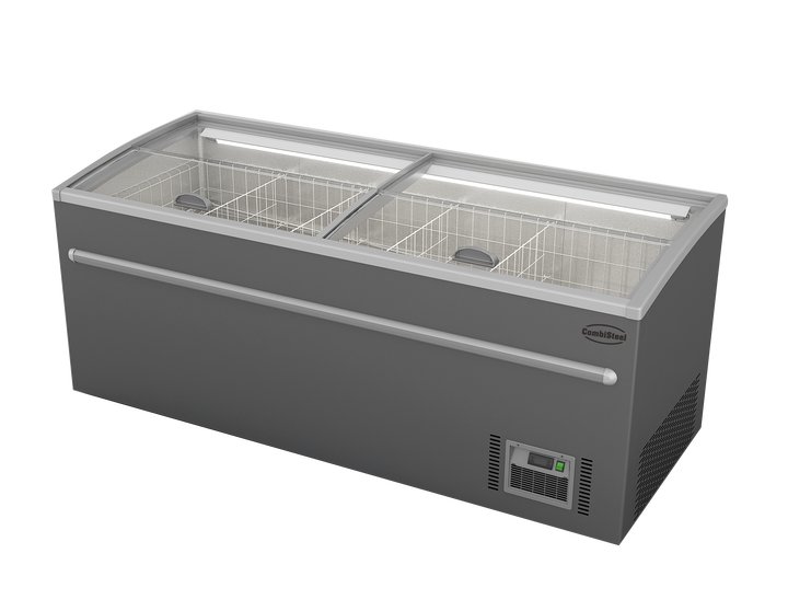 CONGÉLATEUR BAHUT POUR SUPERMARCHÉ GRIS 2100 DÉGIVRAGE AUTOMATIQUE COMBISTEEL 7455.2670