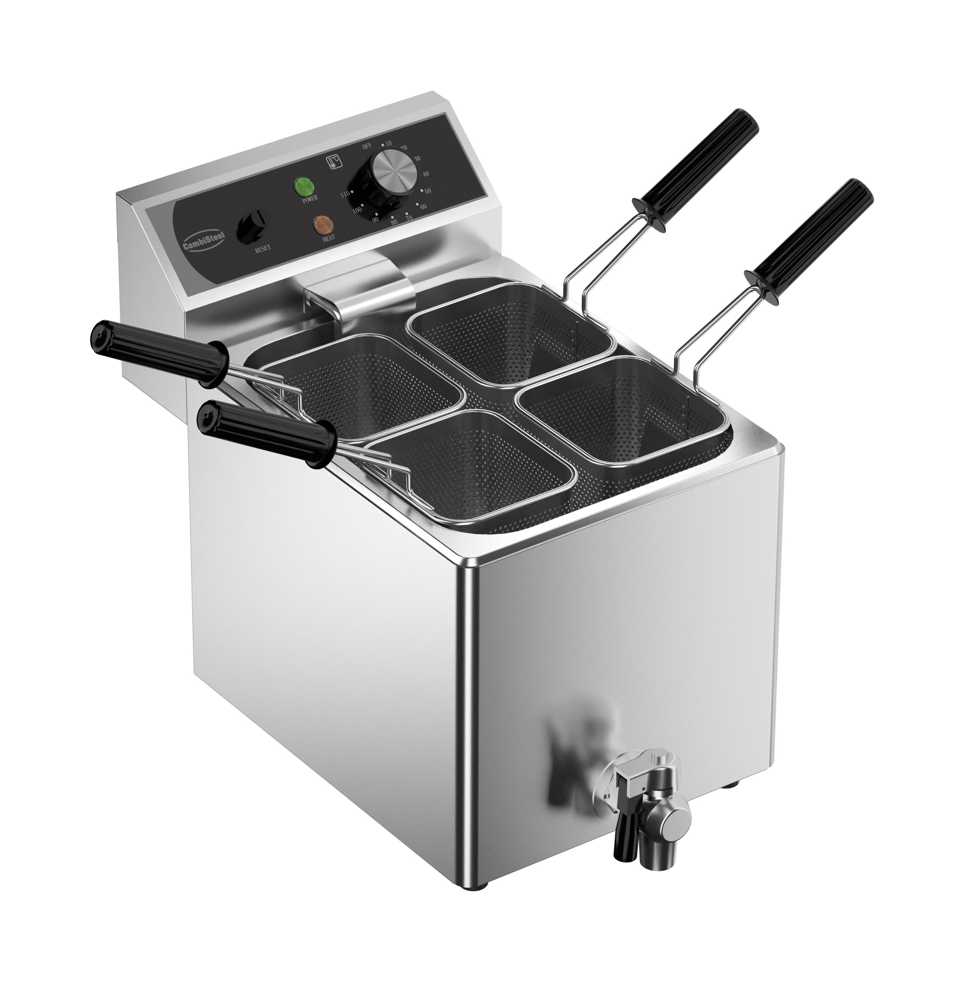 CUISEURS POUR PATES 8L INCL. PANIERS COMBISTEEL 7518.0150