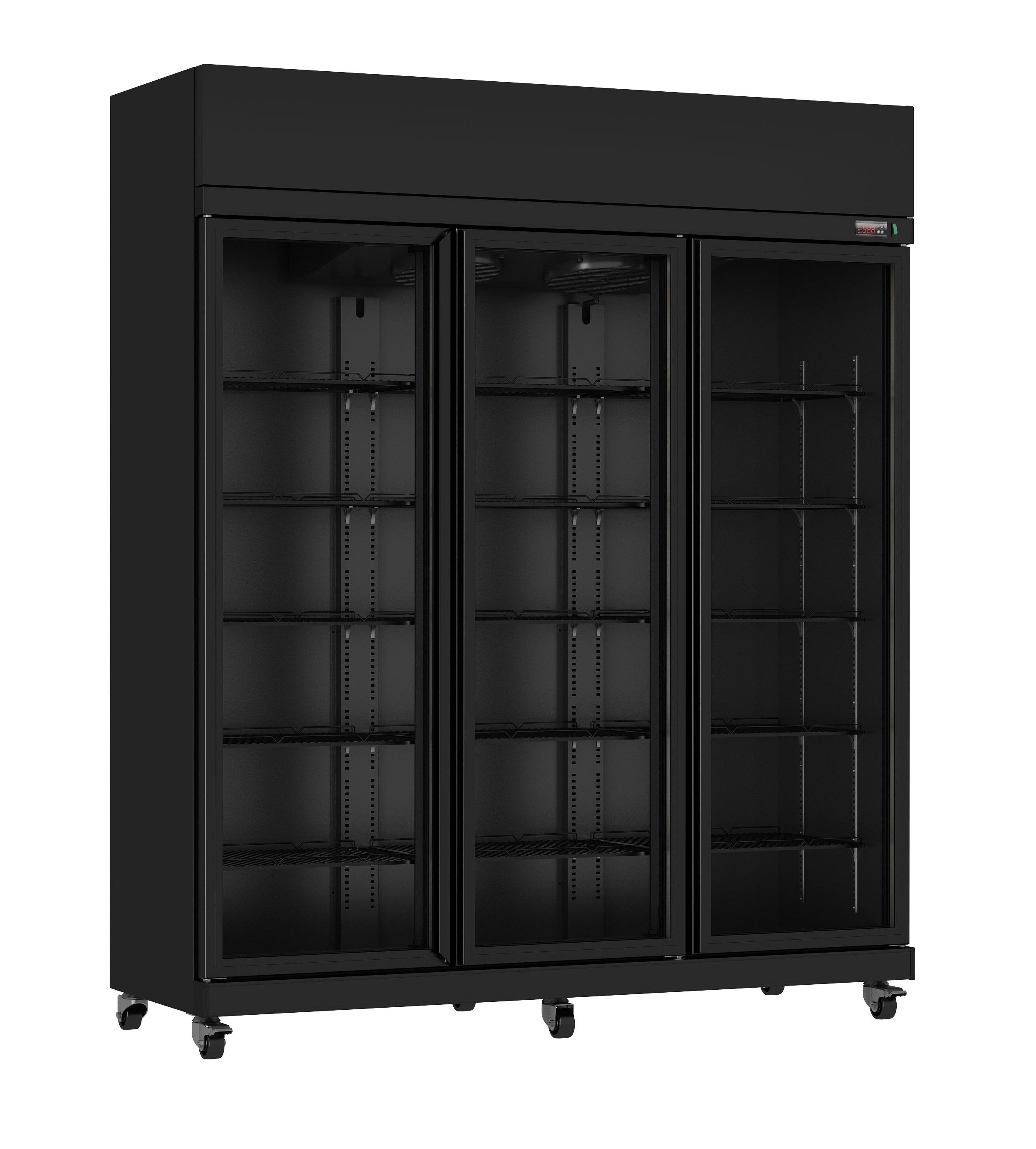 RÉFRIGÉRATEUR 3 PORTES EN VERRE IRM-1180R BL COMBISTEEL 7455.3155