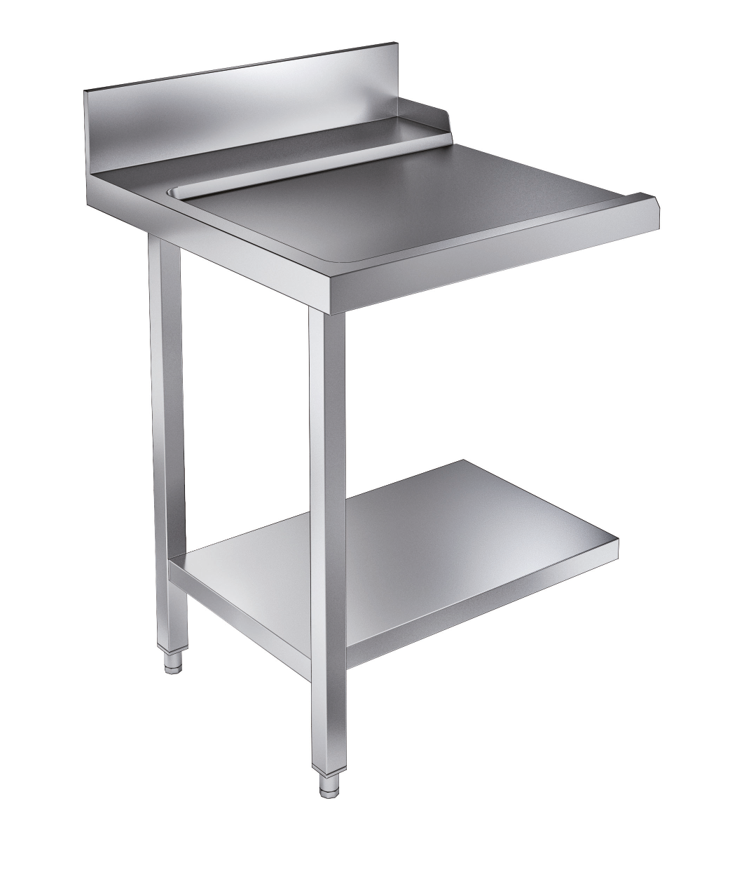 TABLE D'ÉCOULEMENT ÉTAGÈRE 700 À GAUCHE POUR 7082.0070-0075 COMBISTEEL 7106.1025