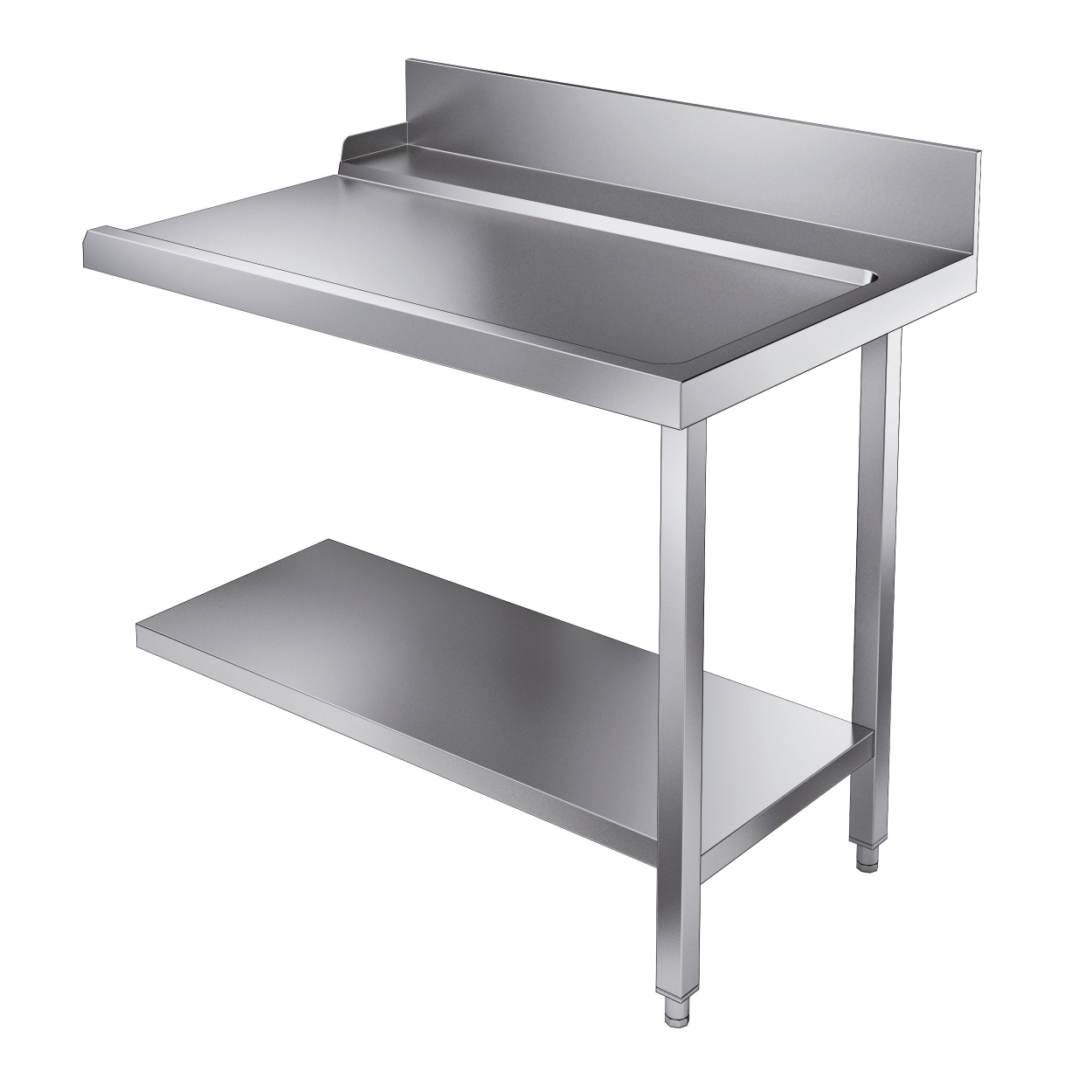 TABLE D'ÉCOULEMENT ÉTAGÈRE 1100 À DROITE POUR 7082.0070-0075 COMBISTEEL 7106.1040