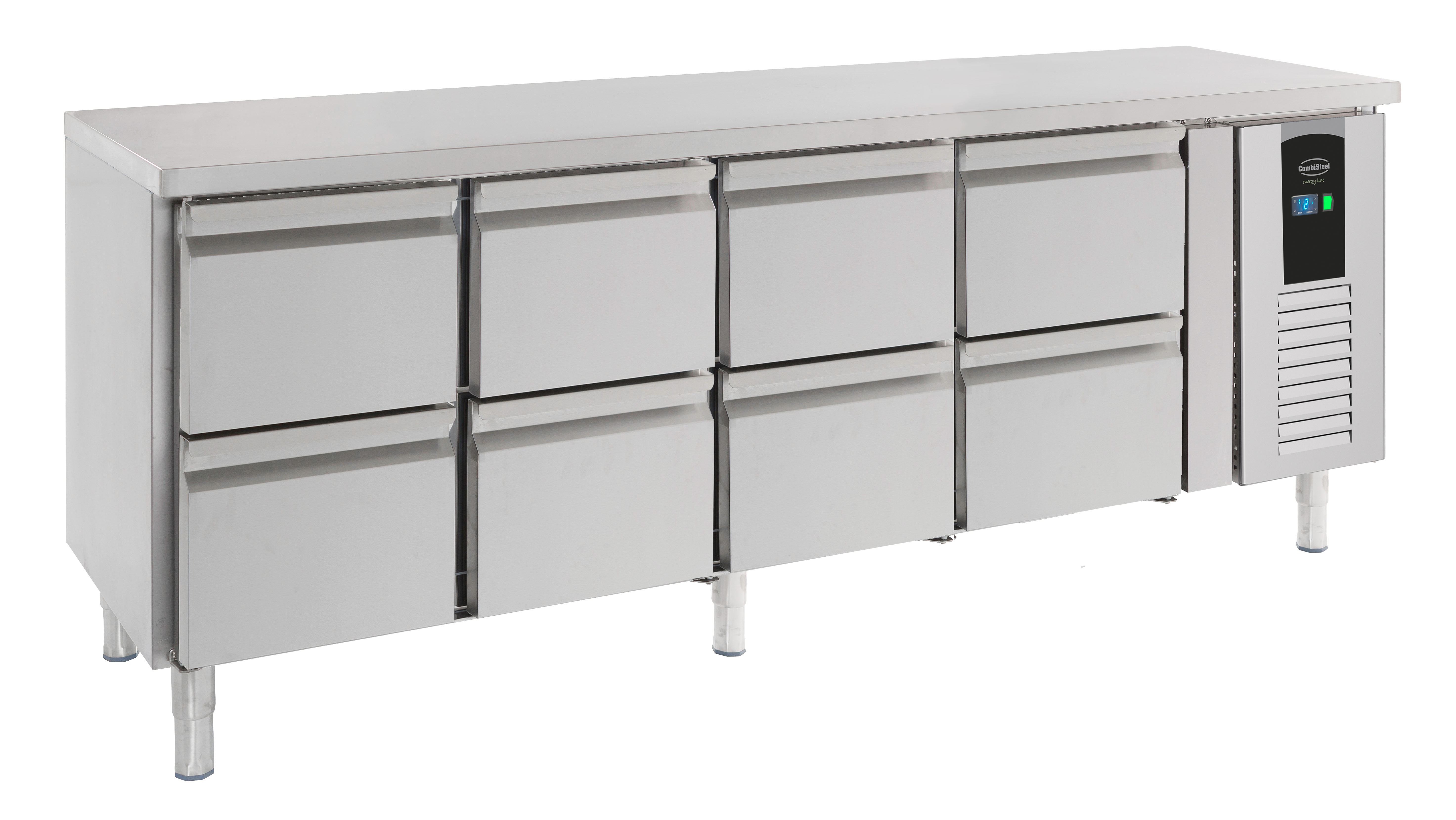 700 TABLE RÉFRIGÉRÉE 8 TIROIRS ENERGY LINE COMBISTEEL 7450.5050