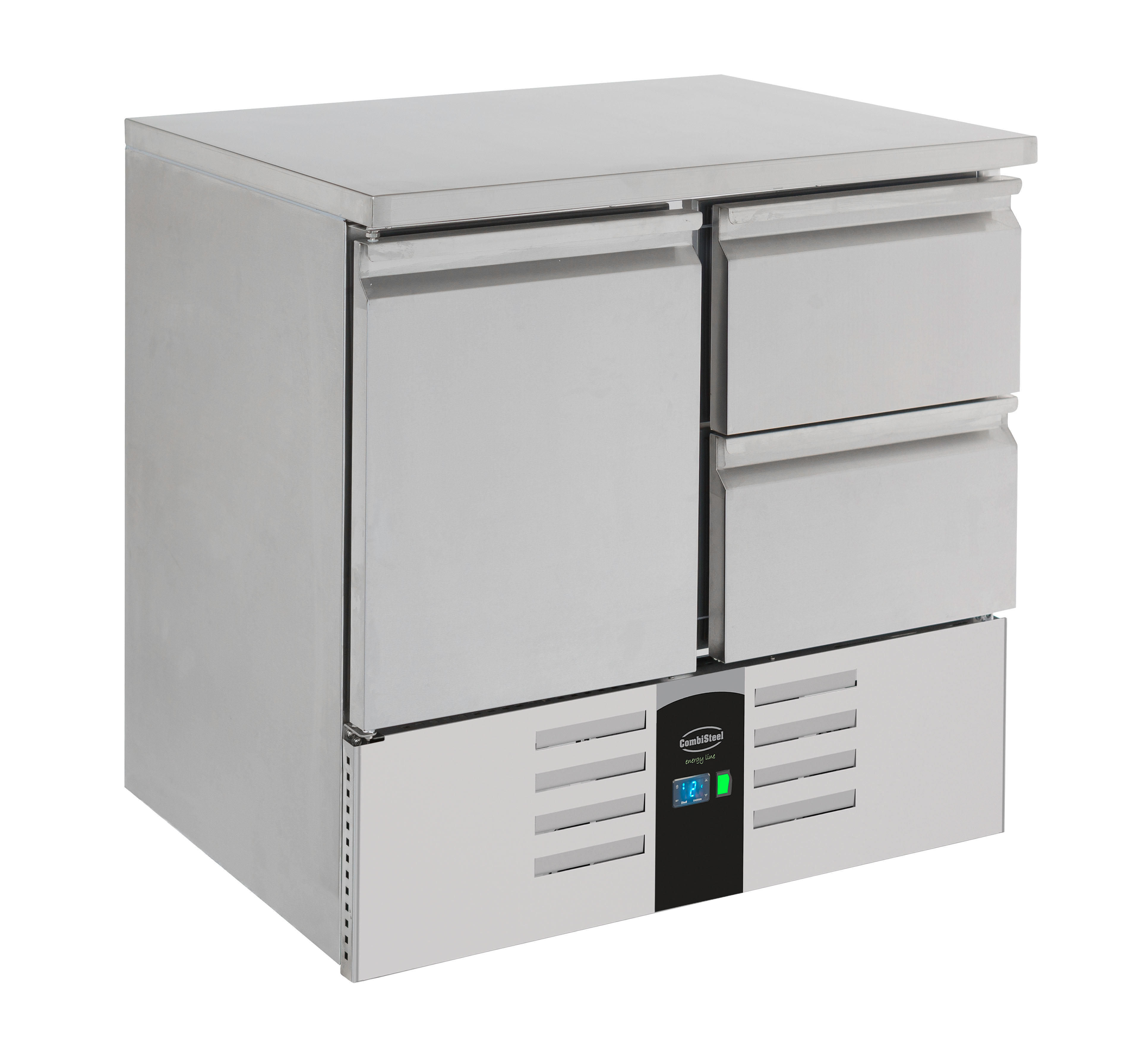 TABLE RÉFRIGÉRÉE 1 PORTE/2 TIROIRS ENERGY LINE  ÉQUIPÉ D'ÉVAPORATEUR COMBISTEEL 7450.5105