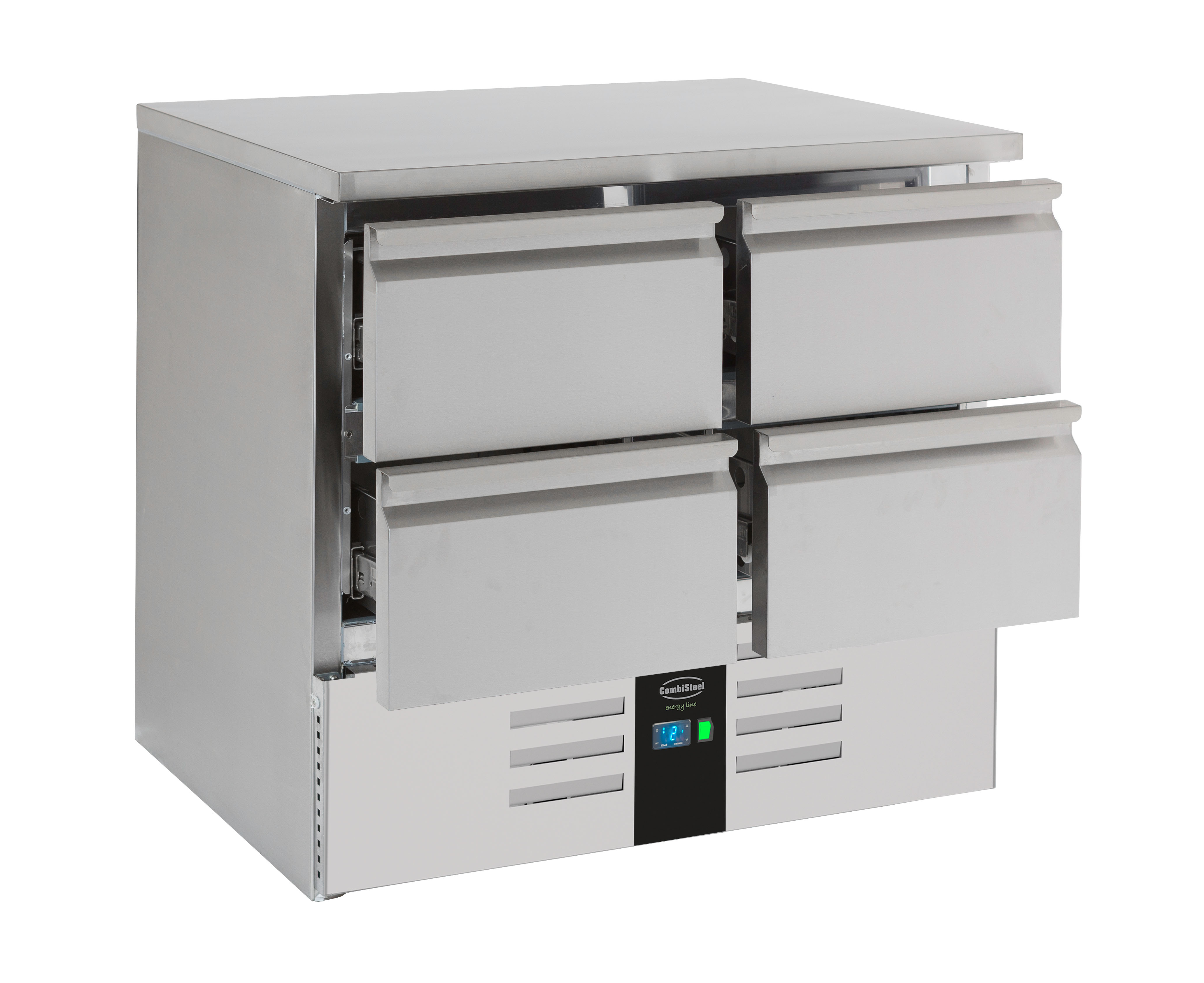 TABLE RÉFRIGÉRÉE 4 TIROIRS ENERGY LINE  ÉQUIPÉ D'ÉVAPORATEUR COMBISTEEL 7450.5110
