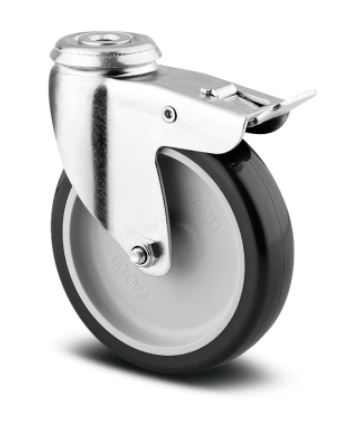 SERIE DE ROUES POUR CHARIOTS DÉBRASSAGE 4X COMBISTEEL 7819.0005