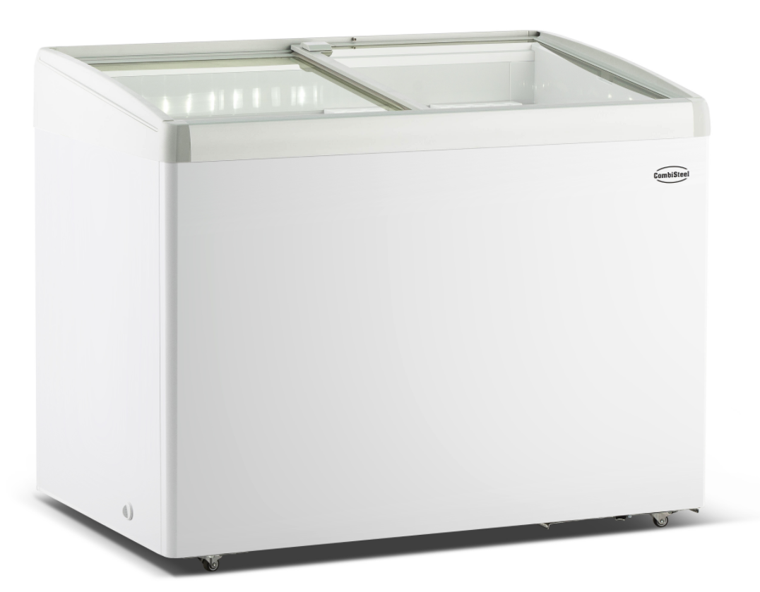 CONGÉLATEUR BAHUT COUVERCLE EN VERRE LOTTE 336L COMBISTEEL 7086.0030