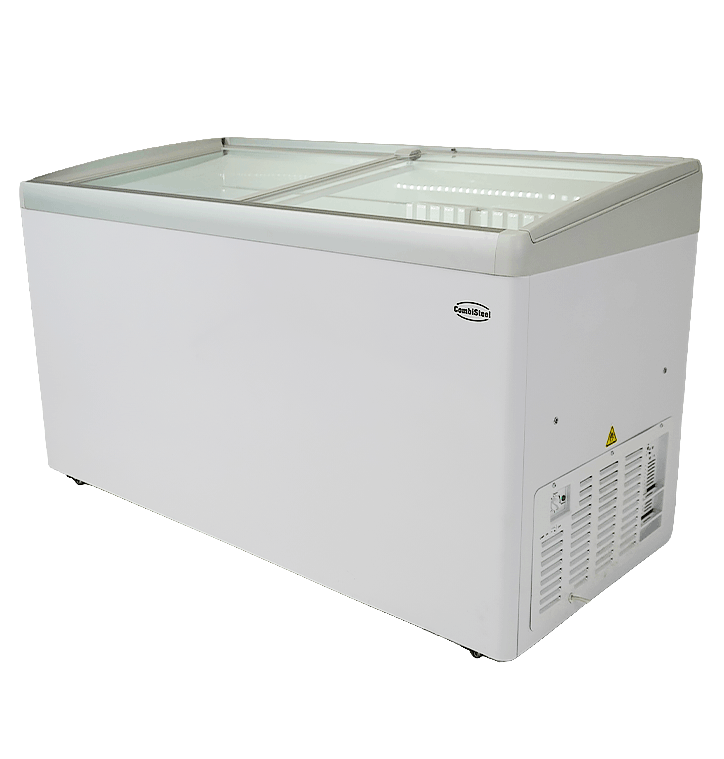 CONGÉLATEUR BAHUT COUVERCLE EN VERRE LOTTE-456 COMBISTEEL 7086.0040