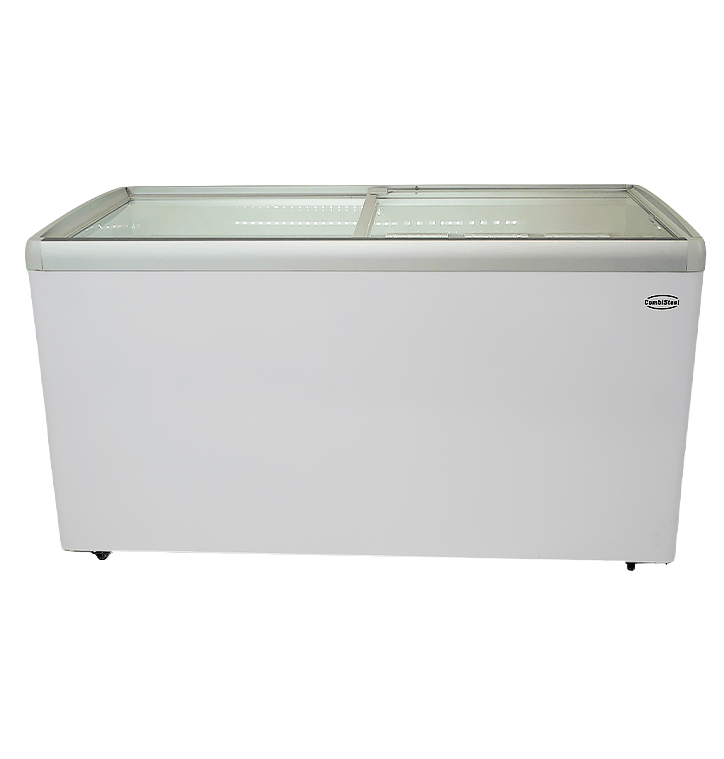 CONGÉLATEUR BAHUT COUVERCLE EN VERRE LOTTE-456 COMBISTEEL 7086.0040