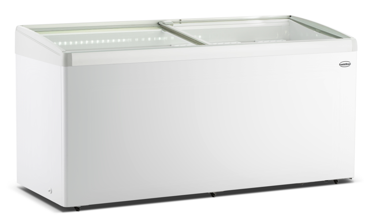 CONGÉLATEUR BAHUT COUVERCLE EN VERRE LOTTE-516 COMBISTEEL 7086.0045