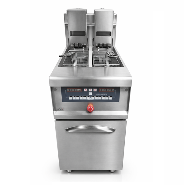 Friteuses électriques | Friteuse numérique DuoLift Pro – 2 x 13,5 L – Relevage automatique du panier