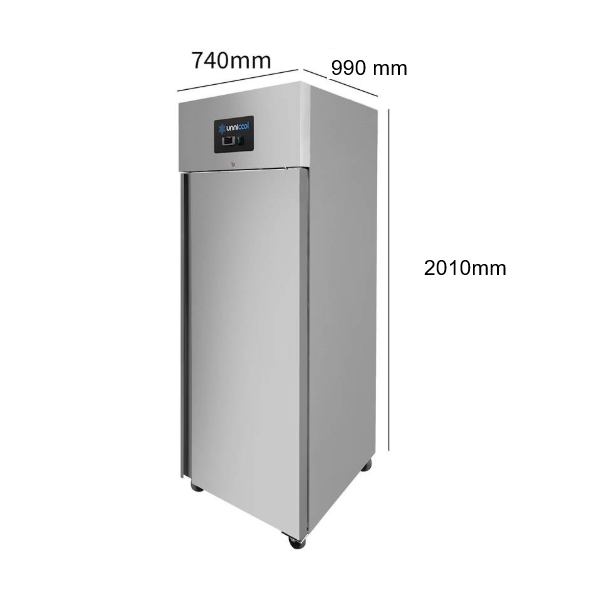Réfrigérateurs - 1 porte | Réfrigérateur de boulangerie, 800 litres, dimensions 740 × 990 × H 2010 mm