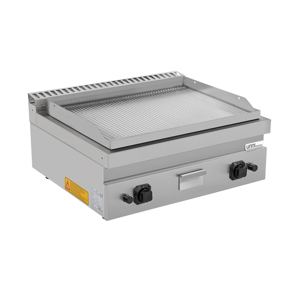 Plaque de cuisson à gaz de comptoir | Plaque de cuisson à gaz rainurée – G70GP20B+G