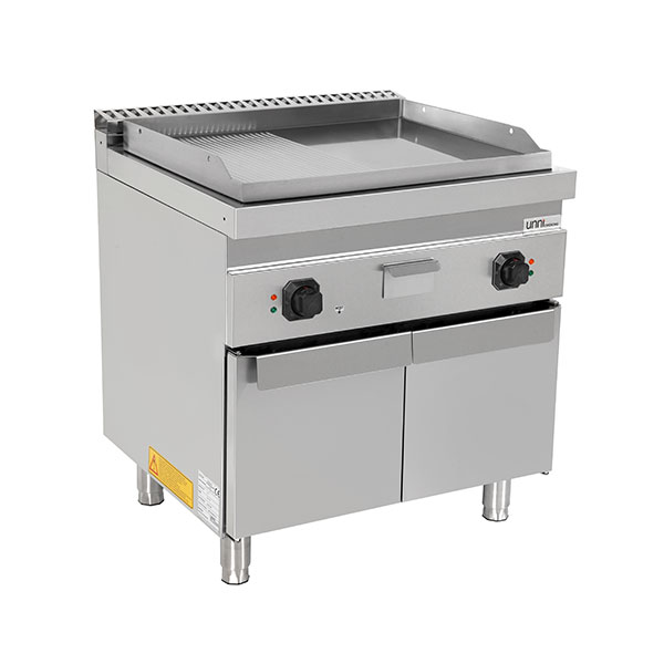 Unité de base électrique | Plaque de cuisson électrique – 1/2 lisse + 1/2 rainurée – E70GP20K+GS