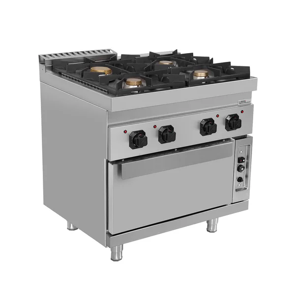 Cuisinière avec four 700 | Cuisinière à gaz avec four à gaz – 4 brûleurs - G70FG020