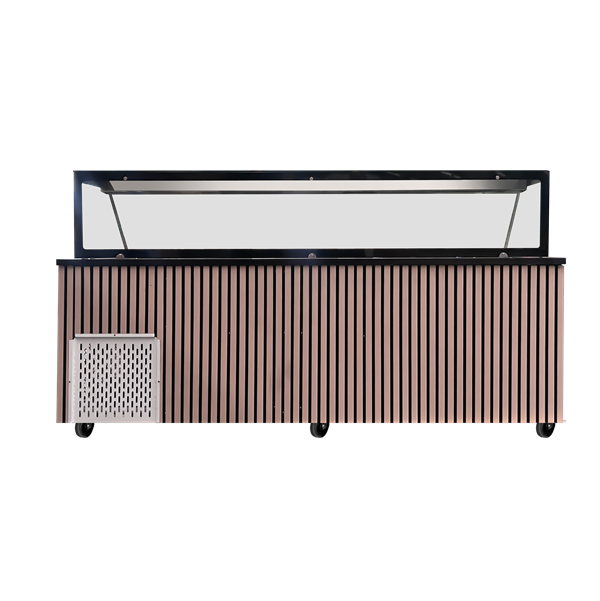 Établi Saladette | Établi Saladette – Capacité 6 x GN 1/1 – 223 x 82 x 85,5 cm