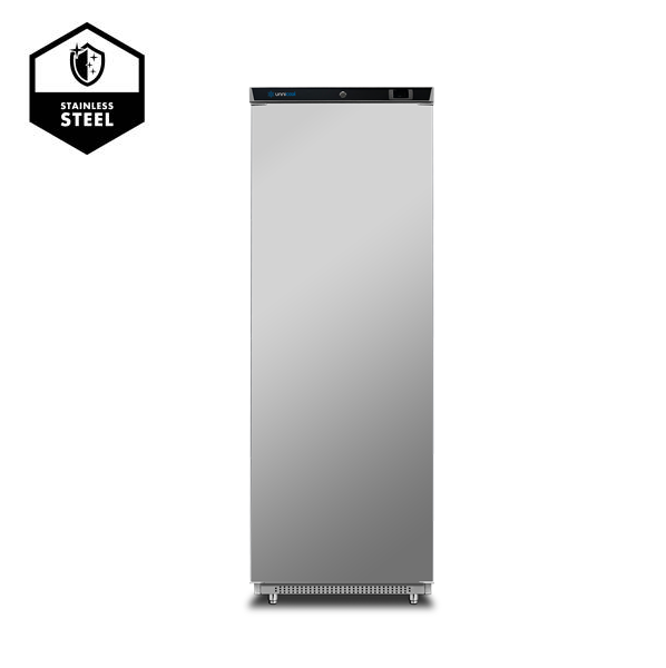 Réfrigérateurs - 1 porte | Réfrigérateur inox – 400 L – +2 °C à +10 °C