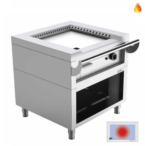 Teppanyaki | Plaque de cuisson Teppanyaki | Gaz | 8,5 kW | GAZ