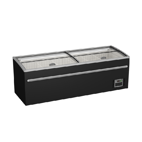 Congélateur | Congélateur coffre de supermarché | 1040 L | Noir