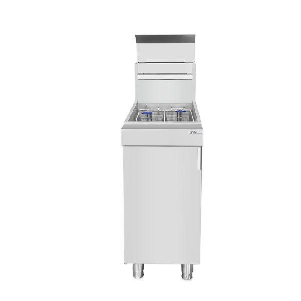 Friteuses à gaz | Friteuse à gaz – 21 litres – 26,4 kW – GAZ NATUREL