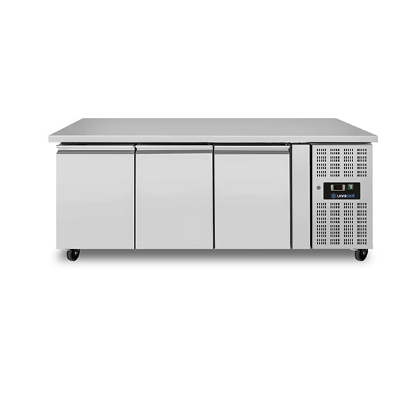 Comptoirs pour congélateurs | Comptoir CONGÉLATEUR – 3 portes – Sans crédence 179 x 70 x 85 cm