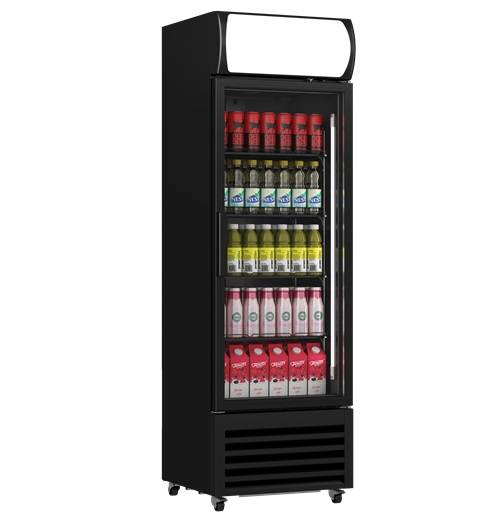 Réfrigérateurs à boissons | Réfrigérateur 1 porte vitrée - 375 L