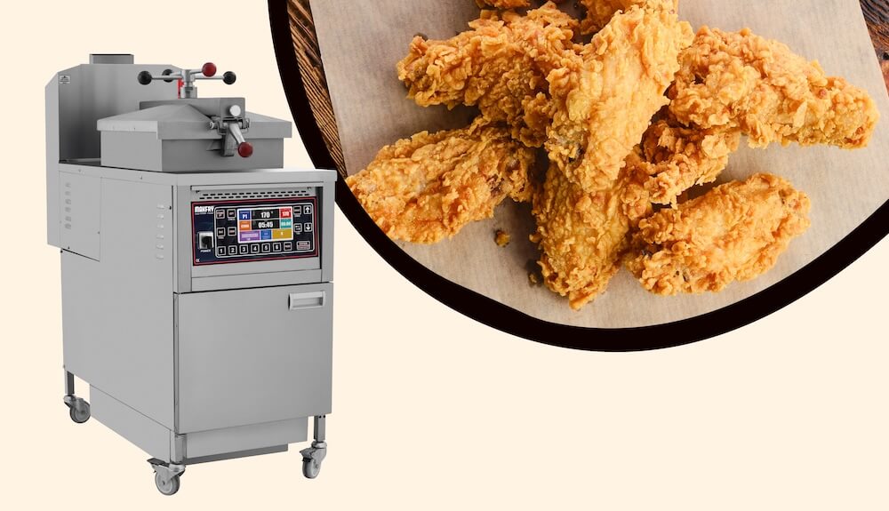 FRITEUSE À PRESSION À GAZ MAKFRY PD1030G