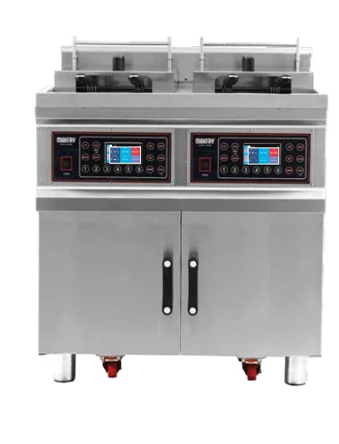 FRITEUSE OUVERTE À GAZ DOUBLE MAKFRY FG300D