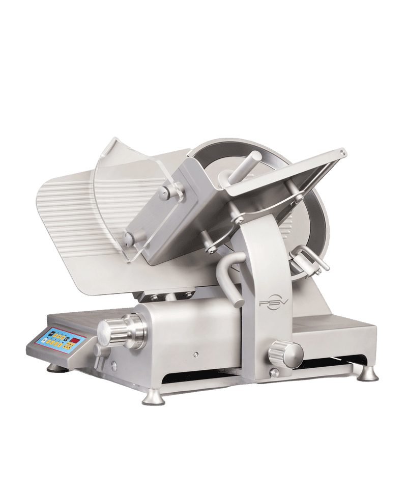 Trancheur inox à pignon semi-automatique PSV PSX350 SA NR PSV