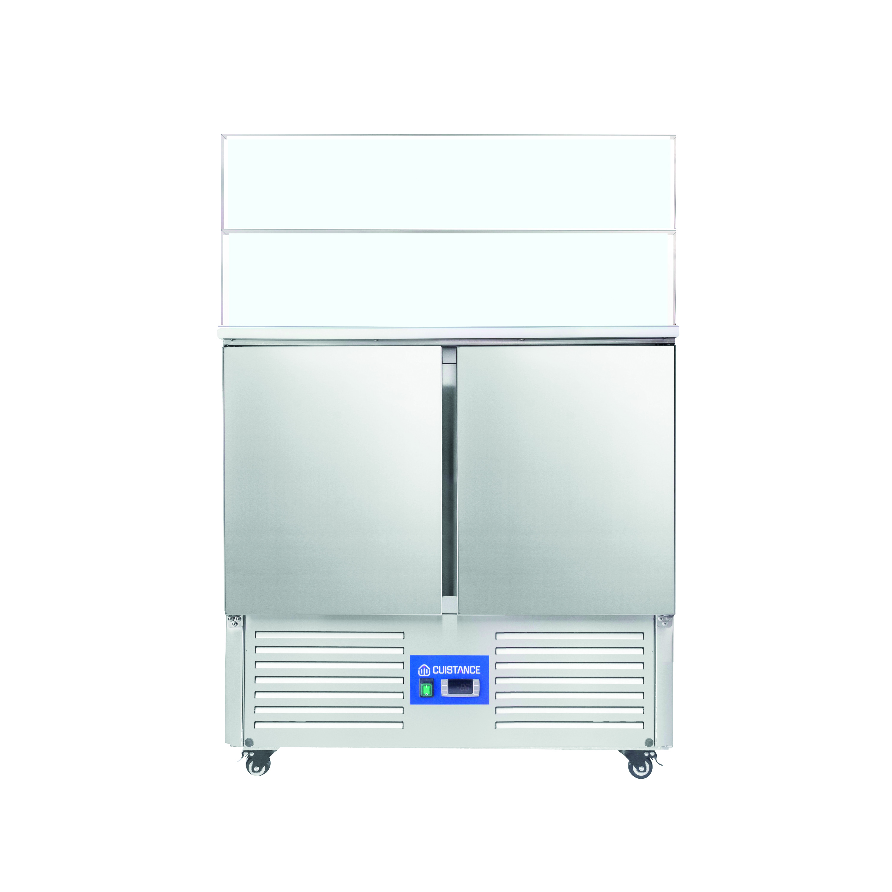 Saladette réfrigérée positive avec pare haleine  900x700x1315 CUISTANCE-1010050-S900VG