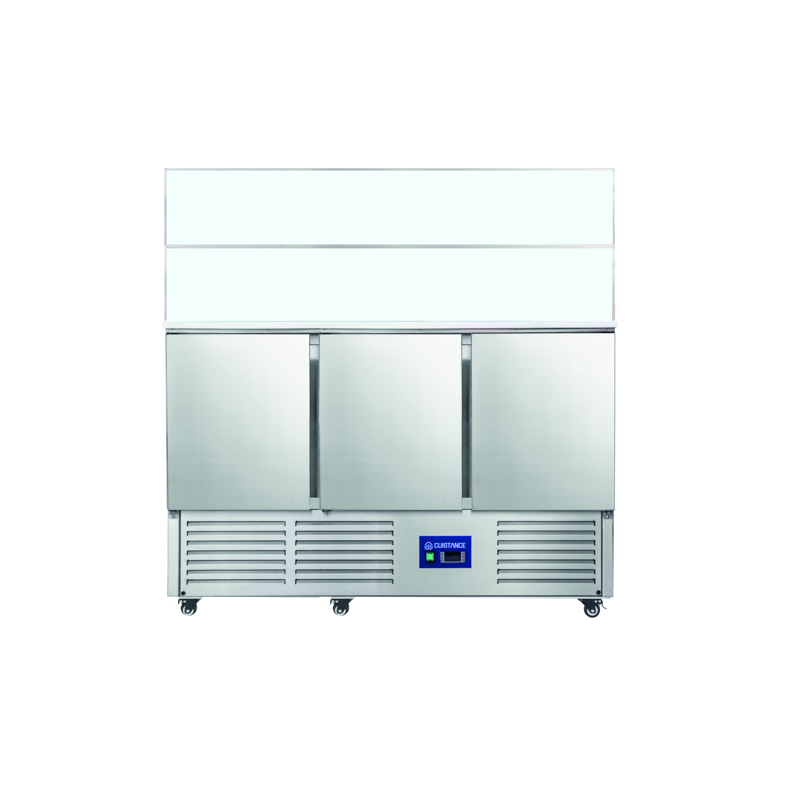 Saladette réfrigérée positive avec pare haleine  1365x700x1315 CUISTANCE-1010051-S903VG
