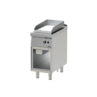 FRY TOP GAZ PLAQUE RAINUREE - 1 ZONE - 1 X 7 KW - SERIE 750
