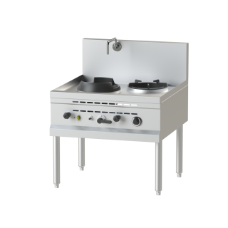 WOK GAZ SERIE 900 - 1 X 33 KW + 1 X 13 KW