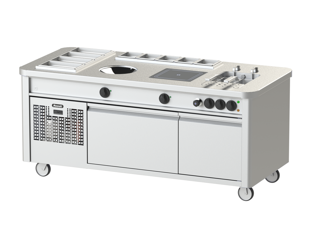 GOURMET STATION ELECT - WOK + PLAQUE INDUCTION
