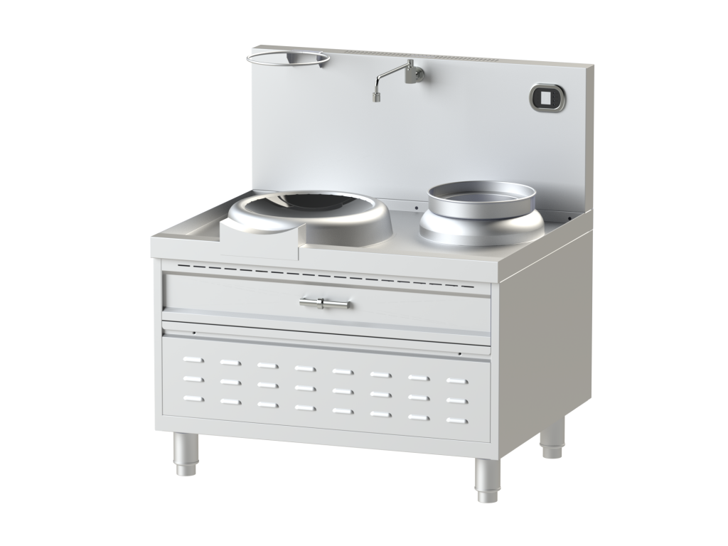 WOK INDUCTION WOK KWALIE 15KW + 1 RECIPIENT NEUTRE