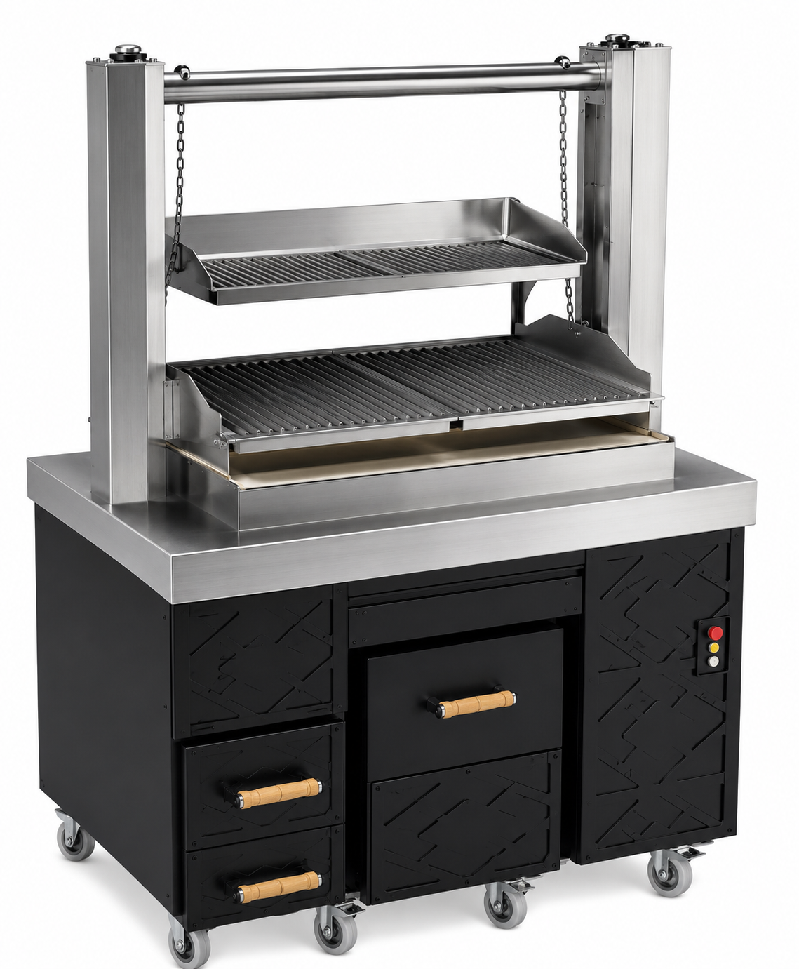 Grill professionnel au charbon à Élévation électrique – PIMAK P-KM85HM12E