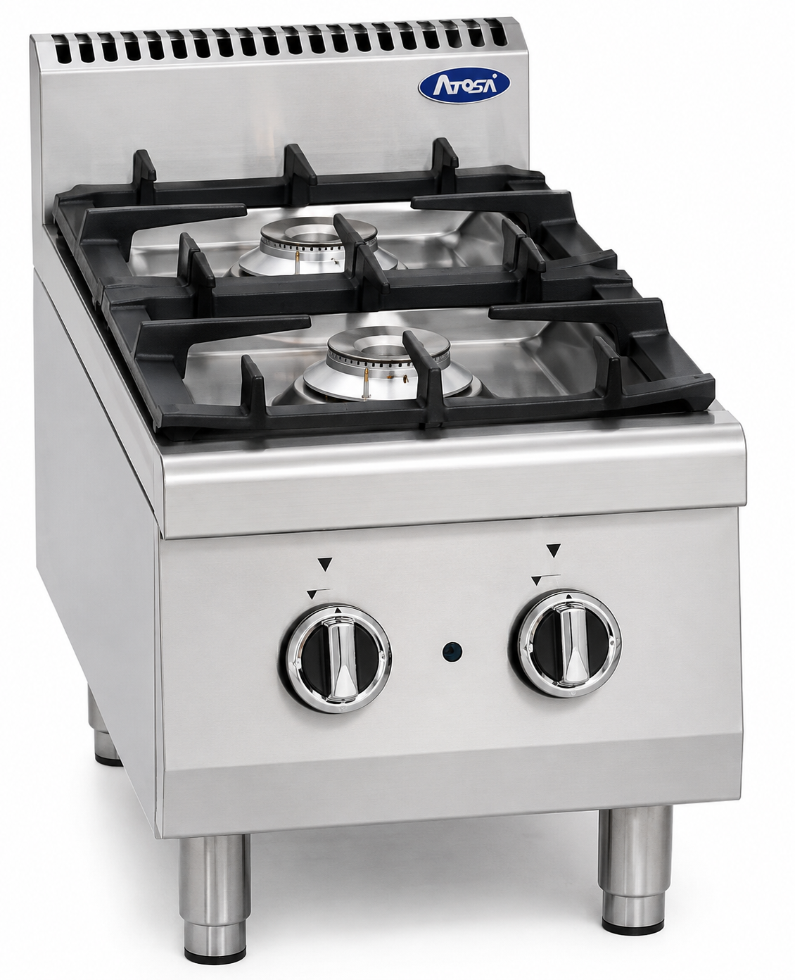 Grill professionnel à gaz 2 brûleurs ATOSA – 700 – AT7G2B-C-2