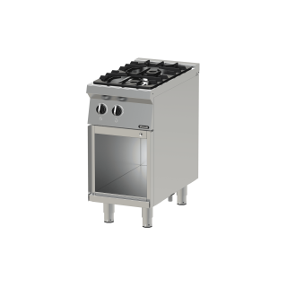 FOURNEAU GAZ 2 FEUX - ARMOIRE OUVERTE - 11 KW - SERIE 750